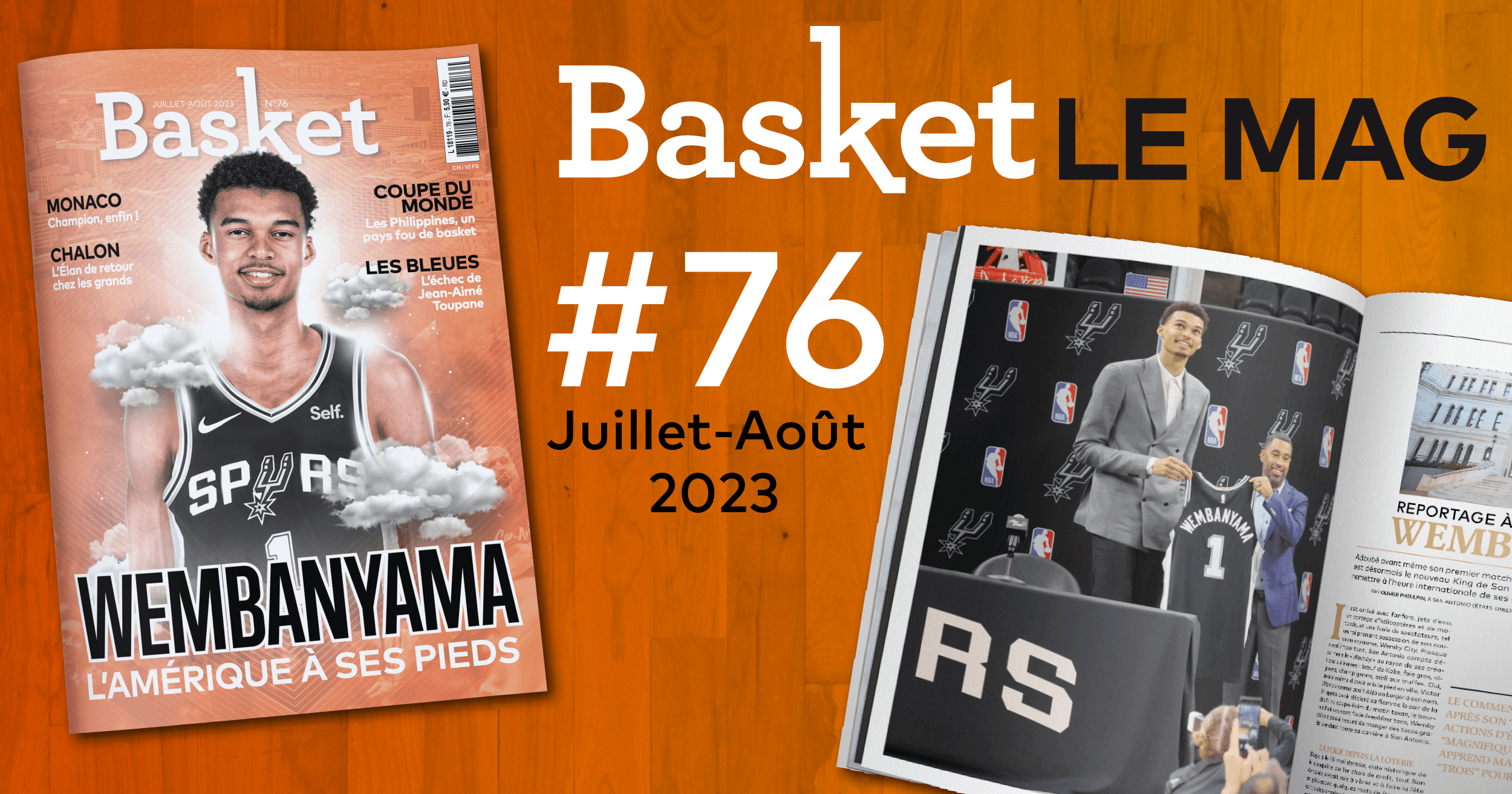 BASKET 76 Juilletaoût 2023 BASKET LE MAG
