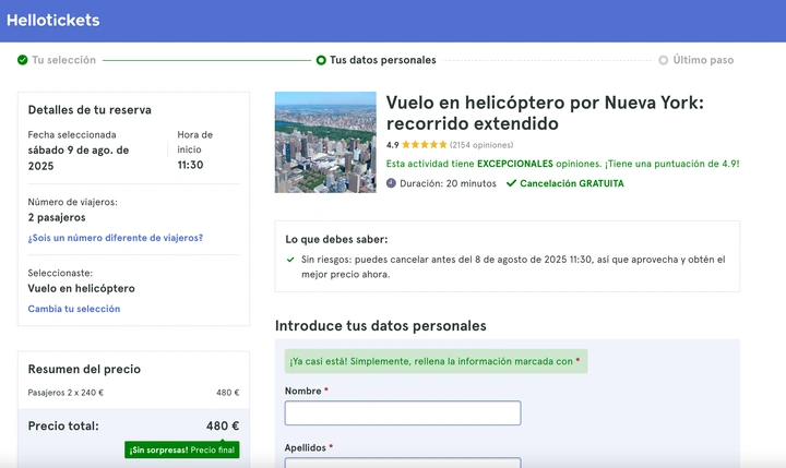 Opiniones fiables Hellotickets