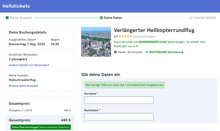 Zuverlässige Hellotickets Bewertungen