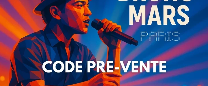 Code prévente Bruno Mars The Romantic Tour Paris juin 2026